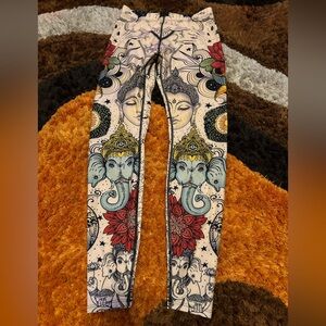 New, without tags, Buddha Print, Leggings